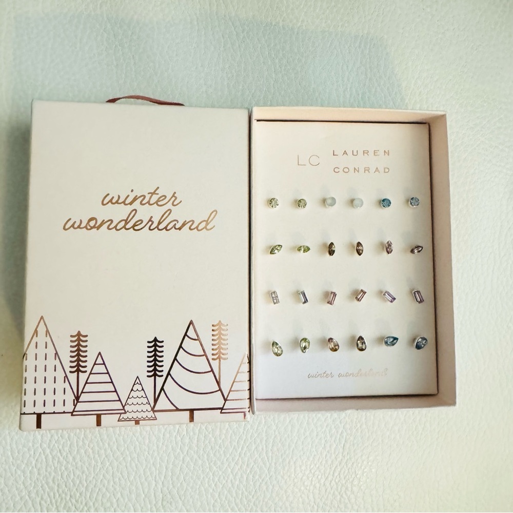 Winter Wonderland 12 sets of Earrings NIB